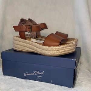 Universal Thread Goods Co. Rae Cognac Sandals